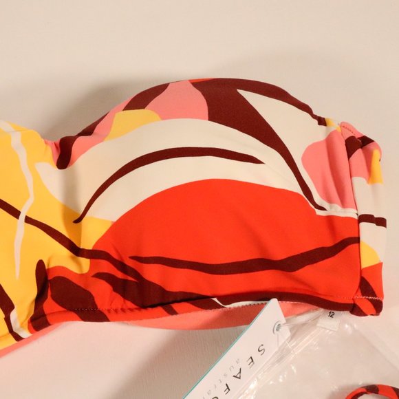 NWT Seafolly X Revolve Cut Copy Bustier Bandeau - Picture 7 of 15